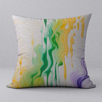 East Urban Home Pillow  New ManosMorenas  Vibrant Character & Patterns/ size 22"x22"
