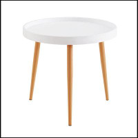 George Oliver BB Table, Coffee Table, Playing Table, MDF Top, Wood Leg; 1 Pcs Per Set 2CDB1253B602411AAC50F0AE719E491D