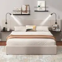 Latitude Run® Alfonsas Upholstered Platform Storage Bed