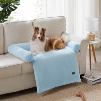 Tucker Murphy Pet™ Calming Furniture Protector Dog Bed, Waterproof Faux Fur Couch Cover Dog Sleeping Mat