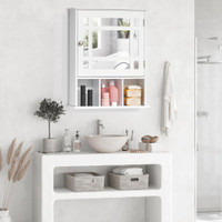 Bathroom Cabinet 19" x 6.5" x 23.5" White