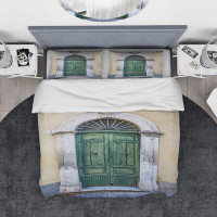 East Urban Home Designart Door in Sicily Duvet Cover Set