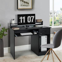Ebern Designs Ebern Designs Computer Desk, Home Office Desk W/adjustable Shelf & Keyboard Tray, Tudy Writing Desk