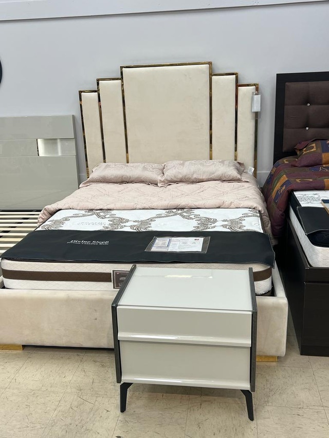 LED Bedroom Set Sale !! Furniture Sale !! in Beds & Mattresses in Hamilton - Image 4