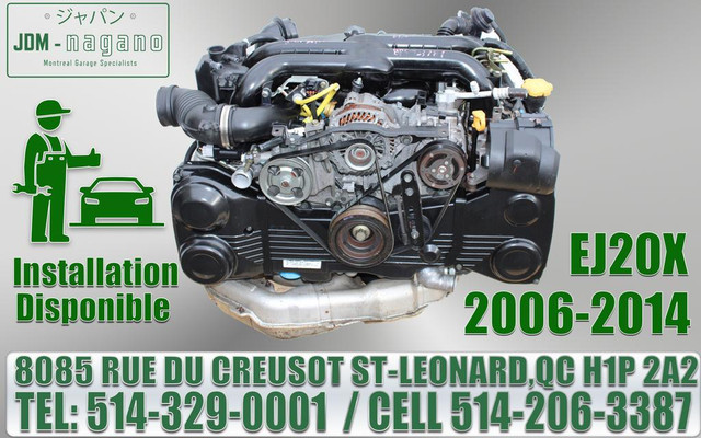 Moteur JDM EJ205 EJ20 Turbo, Subaru Impreza WRX 2002 2003 2004 2005 Turbo Engine, 02 03 04 05 JDM SAAB Motors in Engine & Engine Parts in Greater Montréal - Image 3