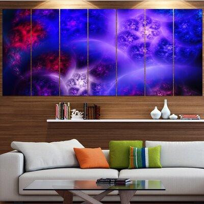 Made in Canada - Design Art 'Bright Blue Magic Stormy Sky' Graphic Art Print Multi-Piece Image on Canvas in Arts & Collectibles