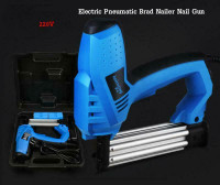 Open Box 220V Electric Pneumatic Brad Nailer Nail Gun 020136