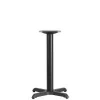 Flash Furniture 22" x 22" Restaurant Table X-Base with 3" Dia. Table Height Column