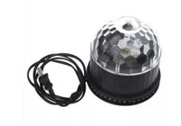 NEW 10W SOUND ACTIVATED LED CRYSTAL MAGIC BALL 412CMB