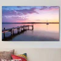 Picture Perfect International 'Out by the Dock' Photographic Print on Wrapped Canvas