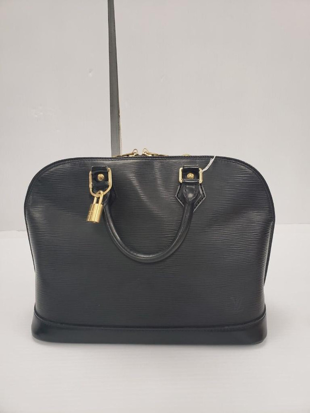 (I-30575) Louis Vuitton Alma Black EPI MM Handbag in Women's - Bags & Wallets in Alberta