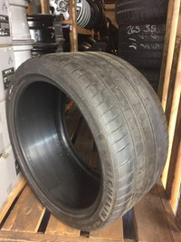 20 inch ONE (SINGLE) USED SUMMER TIRE 305/30R20 103Y MICHELIN PILOT SPORT 4S TREAD LIFE 75% LEFT