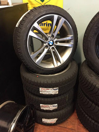 18 in WINTER PACKAGE NEW STICKER TIRES 225/45R18 ANTARES GRIP WP USED BMW OEM RIMS 8Jx18 ET34 PCD 5x120