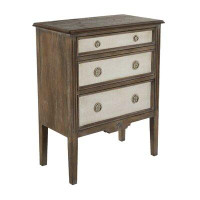 Gabby Holly Aged Wood 3 Drawer Chest