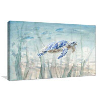Rosecliff Heights Undersea Turtle (Horizontal) By Danhui Nai Print On