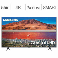 Télévision LED 55 POUCE UN55TU7000 4K ULTRA CRYSTAL UHD HDR Smart TV Wi-Fi Samsung - ON EXPÉDIE PARTOUT AU QUÉBEC !