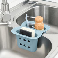 Captive Gala Sink Plastic Drain Basket Storage Hanging Basket Washing Dishes Faucet Sponge Wipe Shelf