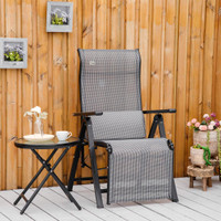 Lounge Chair 27.5" x 25.5" x 43.75" Grey