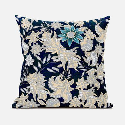 East Urban Home Flying Floral Paisley Broadcloth Indoor Outdoor Zippered Pillow in Outdoor Décor