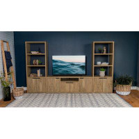 Loon Peak Tabby 3-piece Entertainment Centre With 60" TV Stand Mango