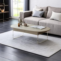 Orren Ellis Solid wood tea table minimalist tea table simple acrylic high feet