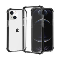 iPhone 15 Pro Max Acrylic Tough Transparent ShockProof Hybrid Case Cover - Black