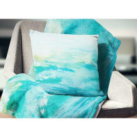 The Twillery Co. Corwin Abstract Sea Close up Pillow
