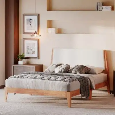 Mercury Row Vandermark Queen Solid Wood Bed Frame