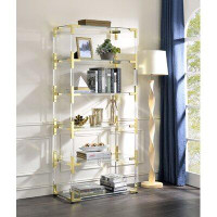 Willa Arlo™ Interiors Pinson 71" H x 31.5" W Plastic Etagere Bookcase