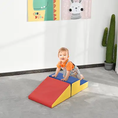 Your kids will have a blast with this 2-piece, climb and crawl playset! Features: - Perfect for scho...