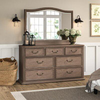 Kelly Clarkson Home Ishmul 7 Drawer Dresser with Mirror