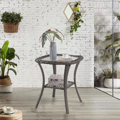 Winston Porter Bidhya Side Table in Patio & Garden Furniture
