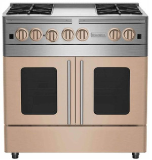 BlueStar RNB364GPMV2 36 Inch Gas Range 4 Burners 12 Inch Griddle French Door Oven Precious Metals Infused Copper Toronto (GTA) Preview
