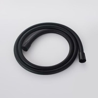 PVC 59 Inch Matte Black Smooth Flexable Rubber Hand Shower Hose ( Hand Held shower Heads Also Available )