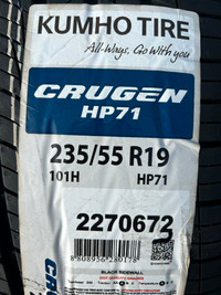 4 Brand New Kumho Crugen HP71 235/55R19 All Season Tires $80 REBATE!!!! *** WallToWallTires.com ***