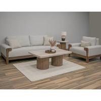 Hokku Designs Zanie Wooden Frame & Base, Sofa