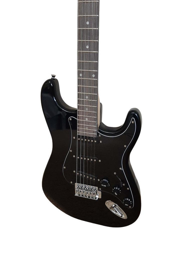 Electric Guitar Standard size for beginners, Students Black SPS522 in Guitars - Image 3