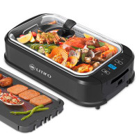 Litifo Litifo Smokeless Grill And Griddle, 2 Cooking Plates Included, Portable, Electric, Non-stick Coating, Removable D