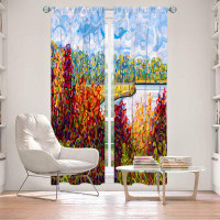 East Urban Home Lined Window Curtains 2-panel Set for Window by Mandy Budan - Summers End