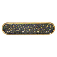 D. Lawless Hardware (25-Pack) 3" Flat Oblong Pull Weathered Brass