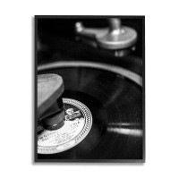 Stupell Industries Vintage Vinyl Record Framed Giclee Art by Danita Delimont