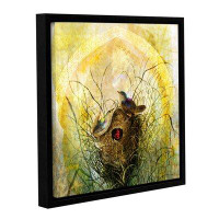 World Menagerie Making A Home Together Gallery Wrapped Floater-Framed Canvas