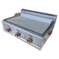 Used Stainless Commercial Kitchen Natural Gas Countertop Flat Griddle Grill 2000PA #134218