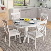 Breakwater Bay 5 Pieces Dining Table Set With 4  Chairs
