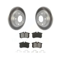 Rear Coated Disc Rotors and Semi-Metallic Brake Pads Kit by Transit Auto KGS-101273