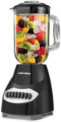 BLACK AND DECKER 550 Watt 10-Speed Countertop Blender - big box store price $69.99 - OUR PRICE ONLY $27.95