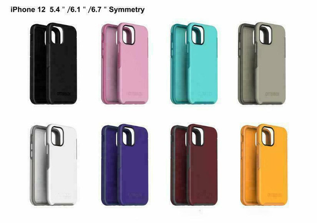 iPHONE 12  , 12 Pro , 12 Pro Max  OTTER BOX  symmetry CASES   8 COLOURS  Are Available to Choose in Cell Phone Accessories in City of Montréal - Image 2