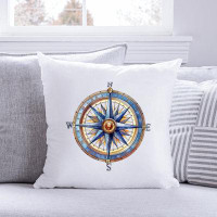 East Urban Home Nautical Sea Life_317 - Throw Pillow Insert Included
