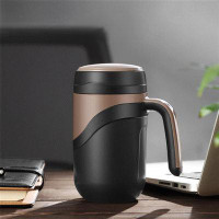 Captive Gala Thermos Cup With Ceramic Liner Double Vacuum Cover With Handle For Men And Women Office Household Tea Drink