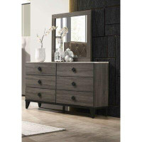 Foundry Select Dobbins 6 Drawer Double Dresser with Mirror